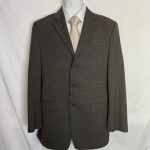 MICHAEL KORS Brown Wool Sport Jacket Blazer